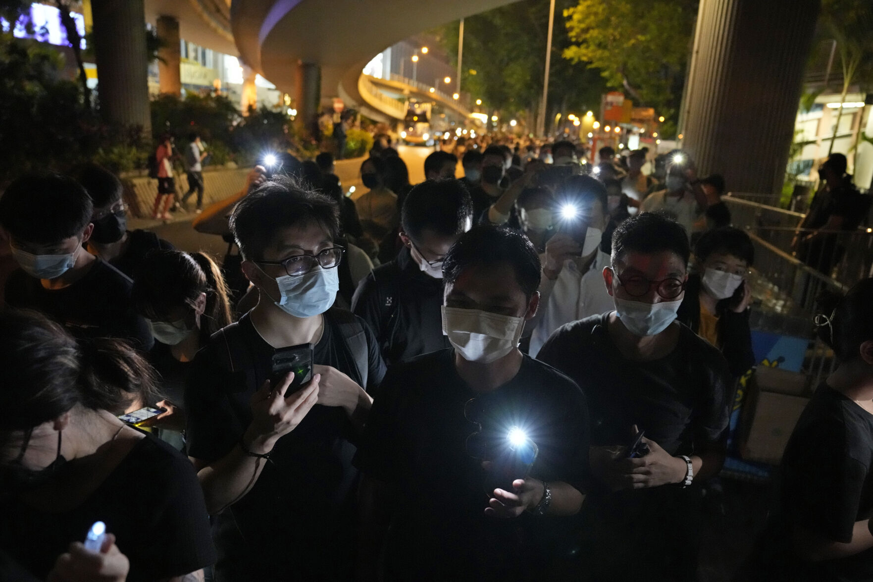 APTOPIX Hong Kong Tiananmen Anniversary
